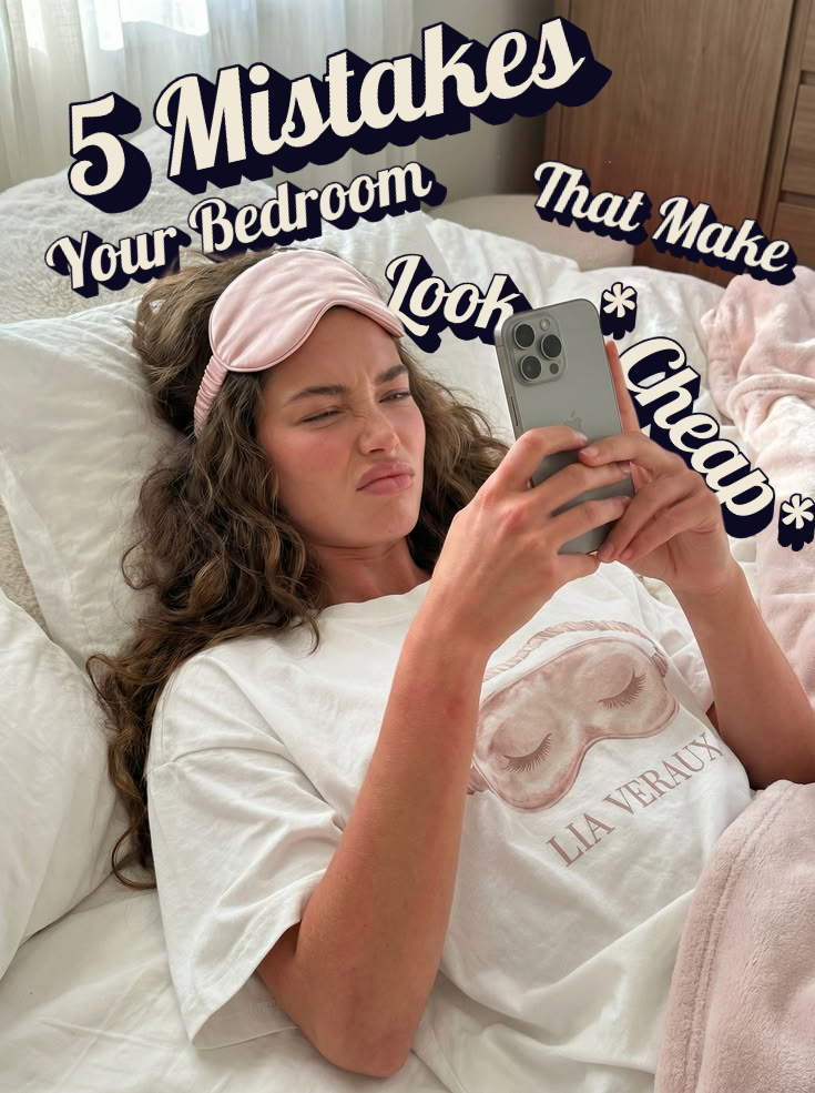 5 Mistakes That Make Your Bedroom Look Cheap