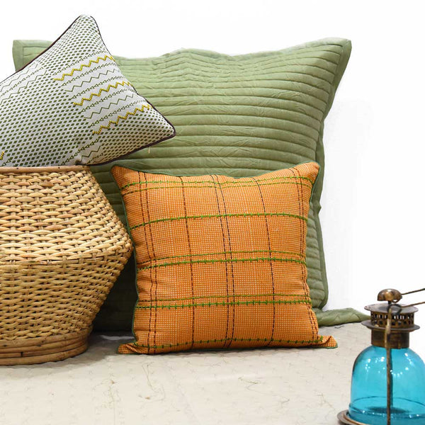 Sadyaska Embroidered Cotton Mustard Color (