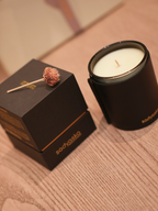 Sadyaska Nordic Pine Scented Candle -Black Leather 1 Pcs Product