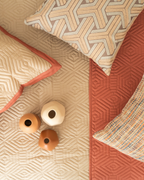 Sadyaska Macao Sand And Terracotta Cotton Rich Trousseau Set 10 Pcs Product