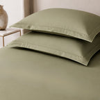 Sansaar by DDdecor Large Bedsheet Set with 2 Pillow Covers - Dart - Desert Taupe - Embroidered - 1 Pc