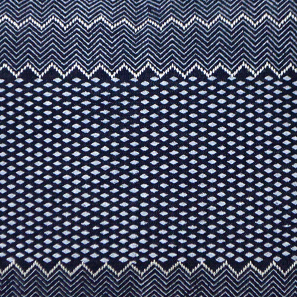 Sadyaska Nebraska Hand Block Printed Denim Decorative Cushion Case Indigo Pillow 16" X 16"… 1 Pcs Cushion Cover