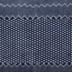 Sadyaska Nebraska Hand Block Printed Denim Decorative Cushion Case Indigo Pillow 16" X 16"… 1 Pcs Cushion Cover