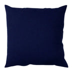 Sadyaska Nebraska Hand Block Printed Denim Decorative Cushion Case Indigo Pillow 16" X 16"… 1 Pcs Cushion Cover