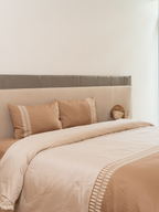 Sadyaska Elise Hazel Beige Oats Beige Dreams 1 Pcs Duvet Cover Set