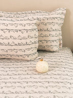 Sadyaska Dino Doze Beige Printed Cotton Set 1 Pcs Bedsheet