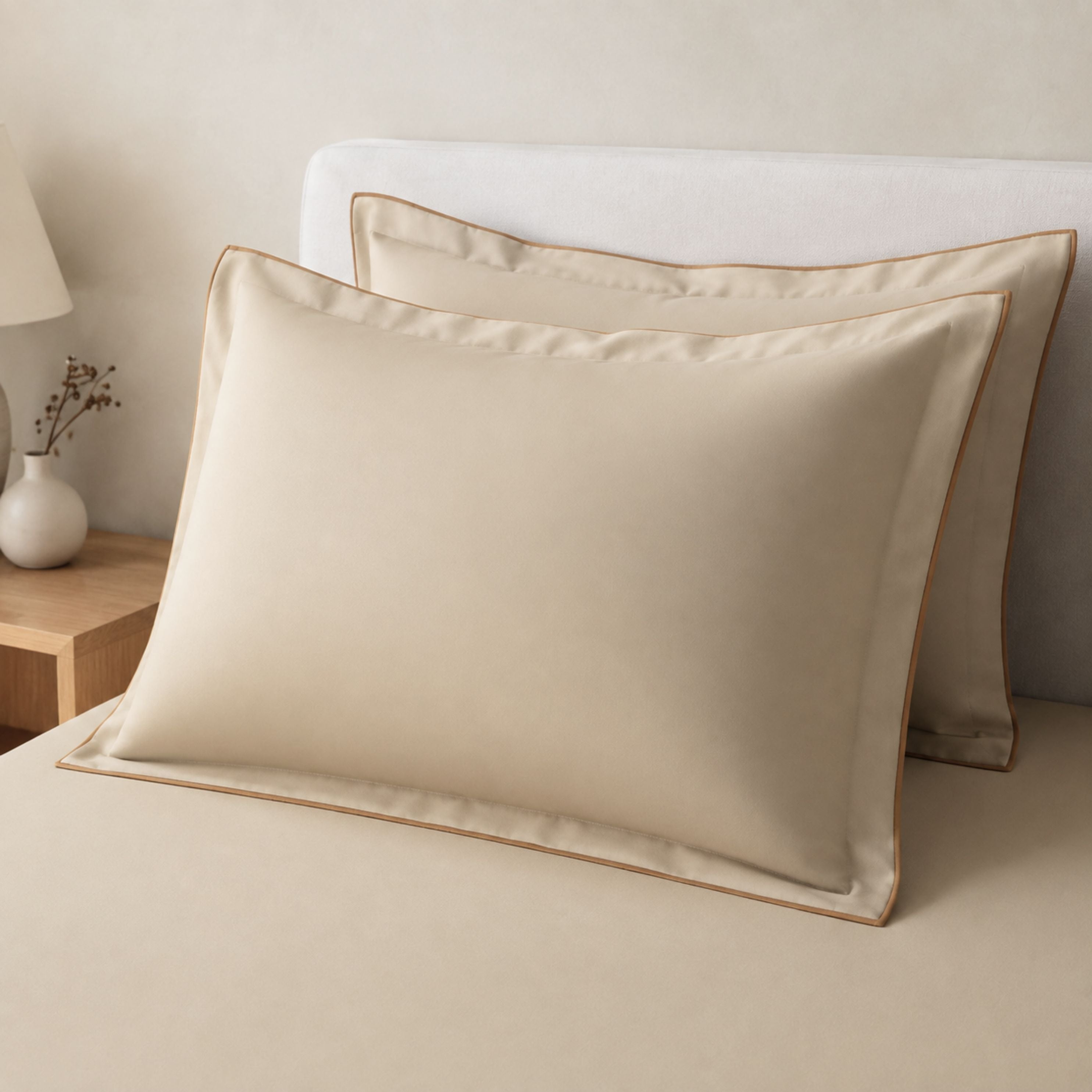 Sansaar by D'Decor Large Bedsheet Set with 2 Pillow Covers - Sorell - Maison Husk - Embroidered - 1 Pc