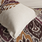 D'Decor Premier Ethnic Glow Grape Shake Ethnic Digitally Printed 5-Piece Double Bedsheet Set | RM163 Grape Shake
