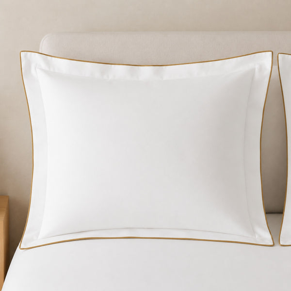 Sansaar by DDdecor Large Bedsheet Set with 2 Pillow Covers - Daffodil - Ivory - Embroidered - 1 Pc