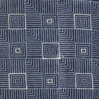 Sadyaska Denim Embroidered Hand Block Print Indigo Decorative Pillow Cushion Case 16" X 16"… 1 Pcs Cushion Cover