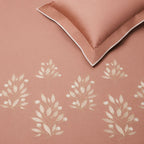 Sansaar by DDdecor Large Bedsheet Set with 2 Pillow Covers - Arbor - Dusky - Embroidered - 1 Pc