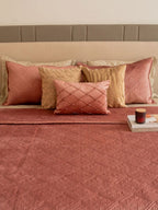 Sadyaska Fiona Blush Velvet Trousseau Set 10 Pcs Product
