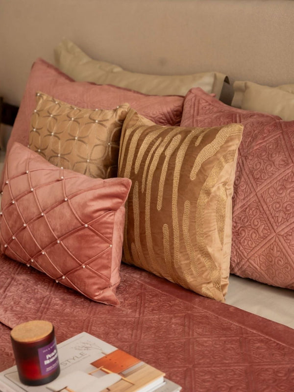 Sadyaska Fiona Blush Velvet Trousseau Set 10 Pcs Product
