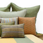 Sadyaska Hand Block Printed Mustard Color Sofa, Bed, Car s (16" X 16")… 1 Pcs Cushion Cover