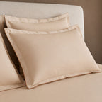 Sansaar by DDdecor Large Bedsheet Set with 2 Pillow Covers - Penrose - Pink Powder - Embroidered - 1 Pc