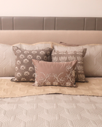 Sadyaska Magnolia Sand And Beige Cotton Rich Trousseau Set 10 Pcs Product