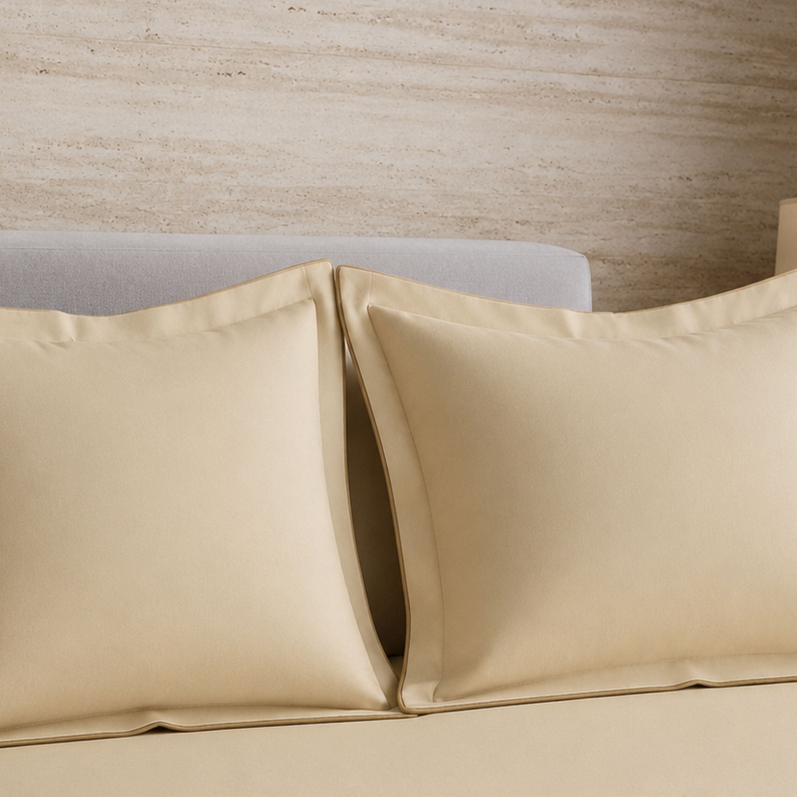 Sansaar by DDdecor Large Bedsheet Set with 2 Pillow Covers - Bellezza - New Linen - Embroidered - 1 Pc