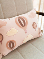 Sadyaska Up & Away Cotton Embroidered Buff Kids Design 12" X 18" 1 Pcs Cushion Cover