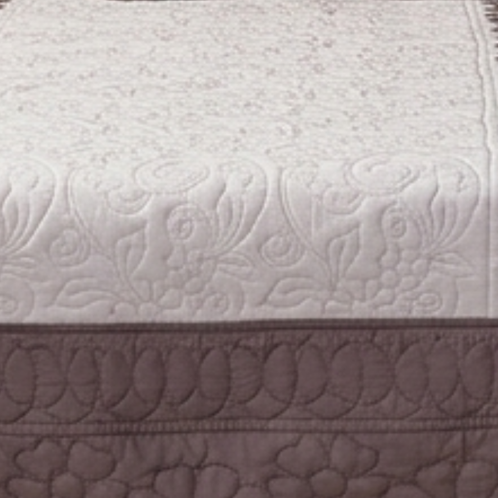 TIMA Angel 5PC Bedcover | Dusty Rose & Mauve Quilted Set