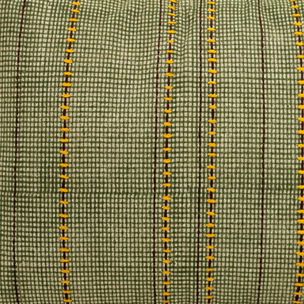 Sadyaska Handmade Block Printed s Green Color (12" X 18")… 1 Pcs Cushion Cover