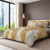 Sansaar by D'Decor Bedsheet with 4 Pillow Covers - Dreamcatcher - Lithos - Dune - Abstract Brushstroke Pattern - 1 Pc