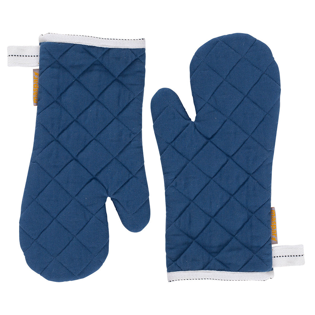 Maspar Printed Aspire 2PC Oven Mitt Set Blue
