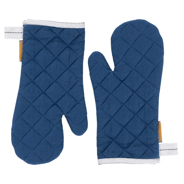 Maspar Printed Aspire 2PC Oven Mitt Set Blue