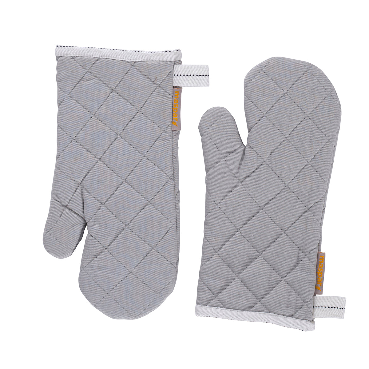 Maspar Printed Aspire 2PC Oven Mitt Set Grey