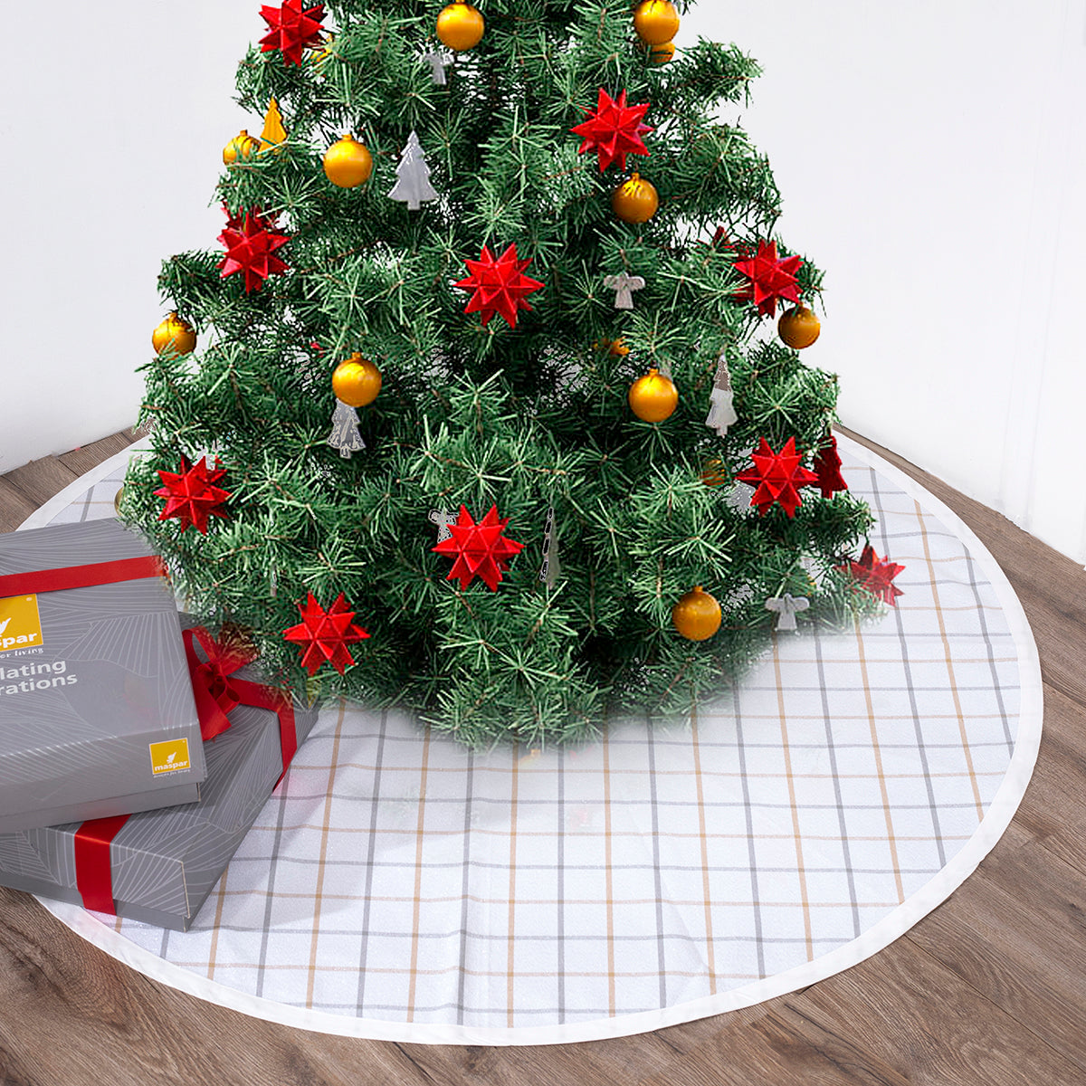 Maspar Carol Tree Skirt White