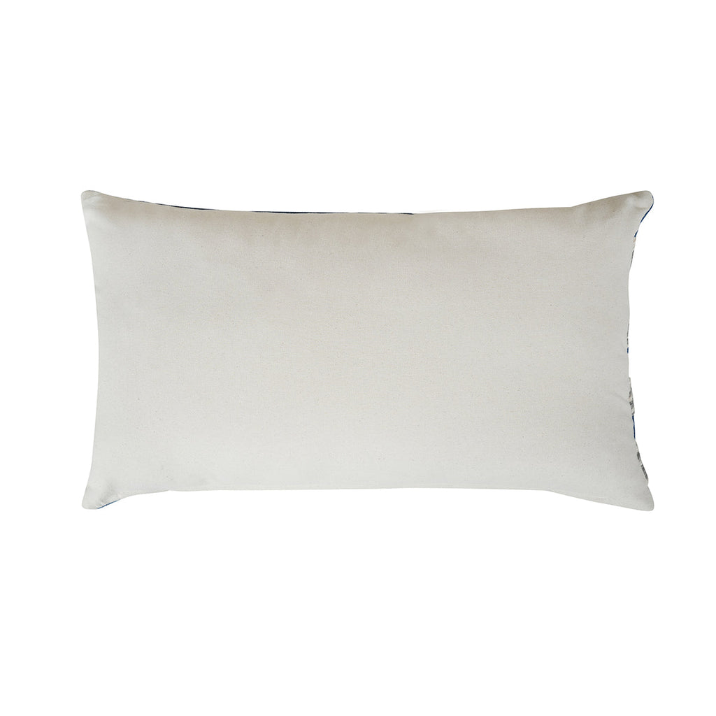 Whimsy Nature Tump Fade Woven/Digital Printed 100% Linen Blue Cushion Cover