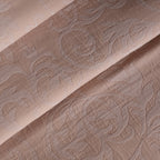 Classical Impression Curly Scroll 100% Cotton Bed Cover Rust