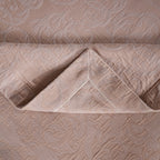 Classical Impression Curly Scroll 100% Cotton Bed Cover Rust