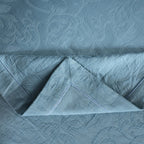 Classical Impression Curly Scroll 100% Cotton Bed Cover Blue
