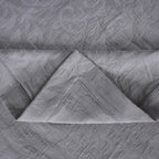 Classical Impression Curly Scroll 100% Cotton Bed Cover Grey