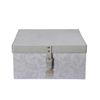 Classical Impression Curly Scroll 100% Cotton 8pcs Bed Cover Set Grey