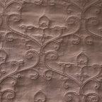 Classical Impression Swirling Quilt/Quilted Bed Cover Brown