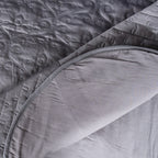 Classical Impression Swirling Quilt/Quilted Bed Cover Grey