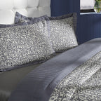 Classical Impression Ornamental Quilt/Quilted Bed Cover Grey