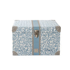 Classical Impression Ornamental 100% Cotton 8pcs Quilt/Qulited Bed Cover Set Blue