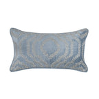 Classical Impression Ingrid Damask 100% Cotton Cushion Cover Blue