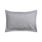 Classical Impression Curly Scroll 100% Cotton Pillow Sham Set Grey