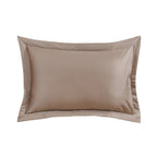 Classical Impression Ornamental Fabric-100% Cotton, Filling-100% Polyester Pillow Sham Set Brown