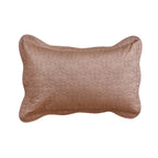 Classical Impression Swirling Fabric-100% Cotton, Filling-100% Polyester Pillow Sham Set Brown