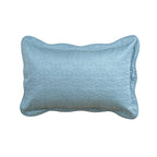 Classical Impression Swirling Fabric-100% Cotton, Filling-100% Polyester Pillow Sham Set Blue