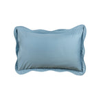 Classical Impression Swirling Fabric-100% Cotton, Filling-100% Polyester Pillow Sham Set Blue