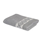 Elegance Embroidery Machine 100% Cotton Grey Towel