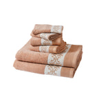 Elegance Embroidery Machine 100% Cotton Rust Towel