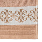 Elegance Embroidery Machine 100% Cotton Rust Towel