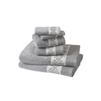 Elegance Embroidery Machine 100% Cotton Grey Towel