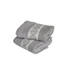 Elegance Embroidery Machine 100% Cotton Grey Towel